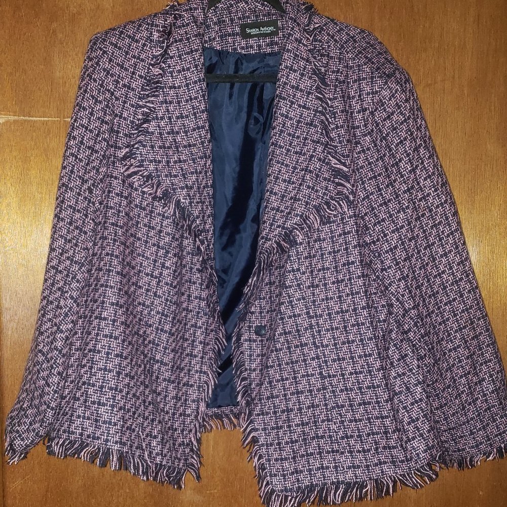 Pink and Navy Blazer